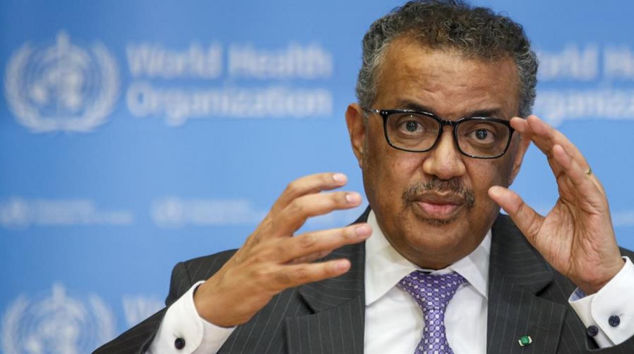 Director general de la Organización Mundial de la Salud (OMS), Tedros Adhanom Ghebreyesus