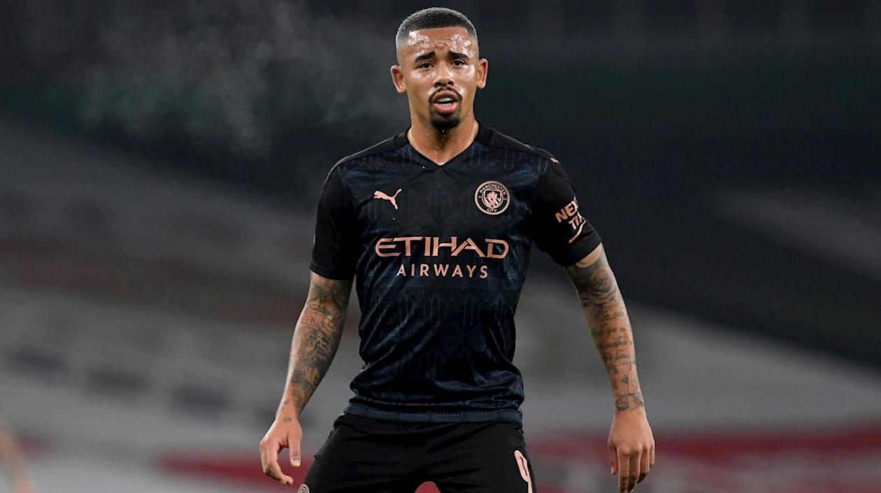 Gabriel Jesús, delantero del Manchester City. 