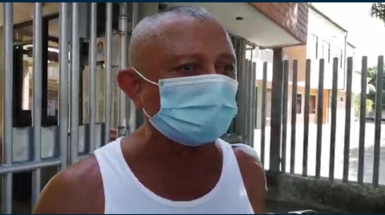 Pablo Milciades Gamarra Caballero, mototaxista herido en atraco. 