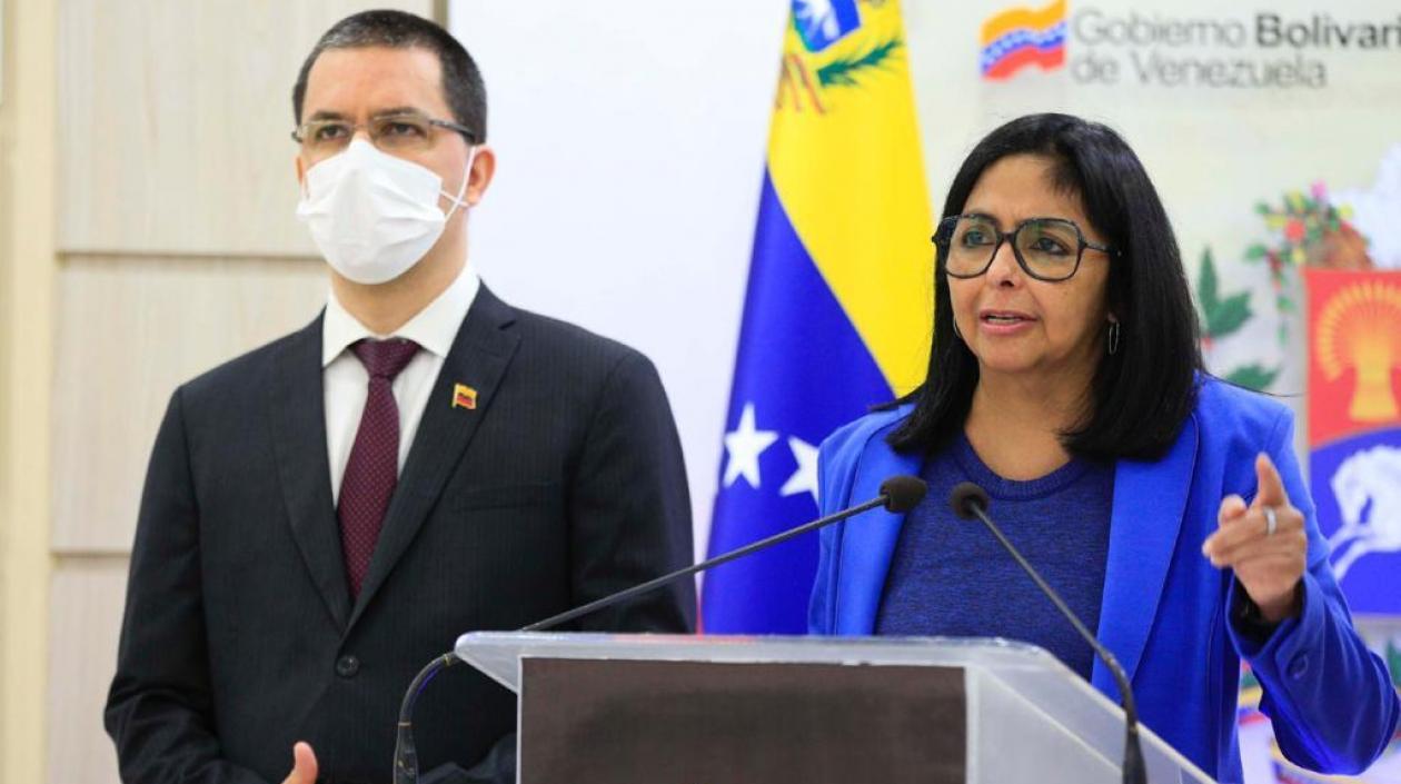 La vicepresidenta venezolana, Delcy Rodríguez.