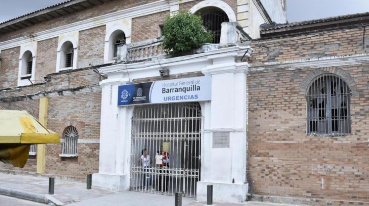 La menor fue atendida en el Hospital General de Barranquilla. 