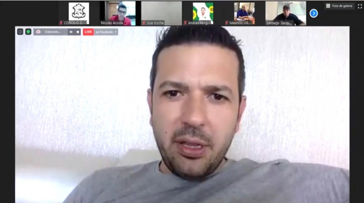 Juan Camilo Fuentes, presidente del Concejo de Barranquilla.