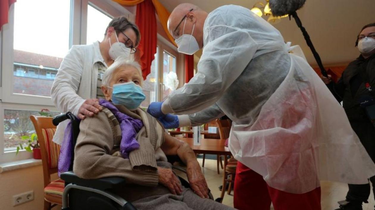 Edith Kwoizalla, del asilo de Halberstadt.