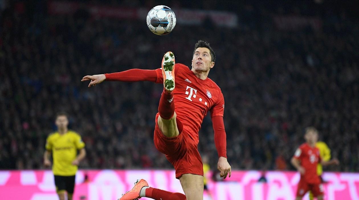 Robert Lewandowski, delantero del Bayern Múnich.