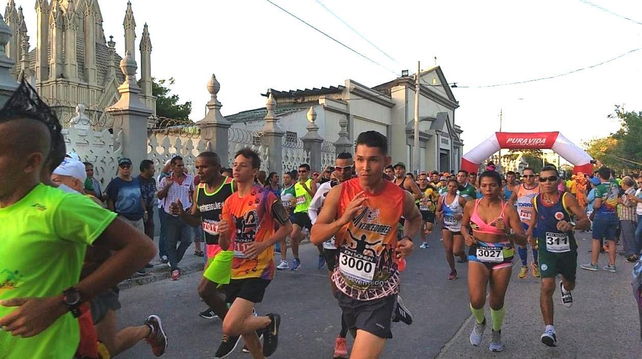 Aspecto de la carrera de San Silvestre Chiquinquirá en una edición pasada. 