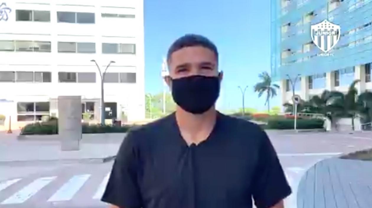 Larry Vásquez, jugador del Junior.