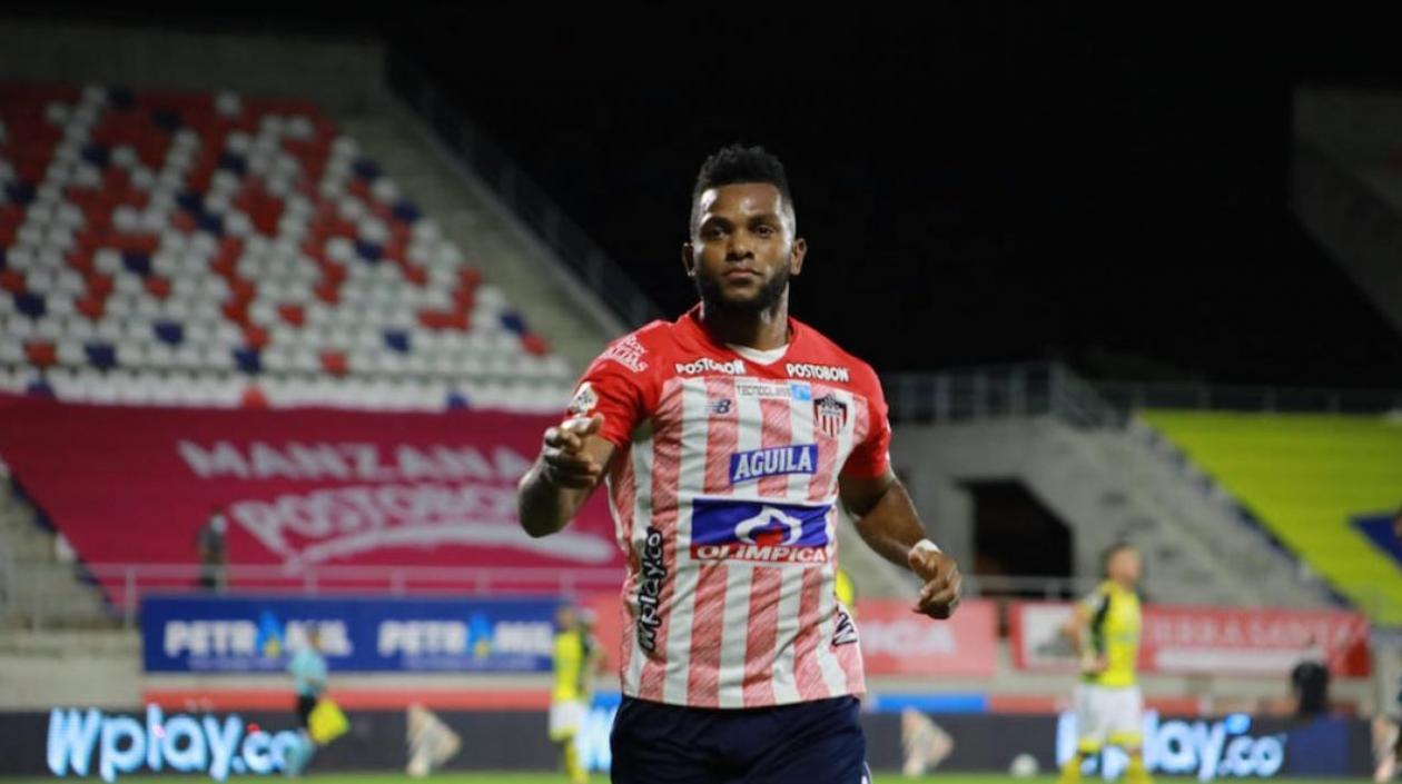 El delantero Miguel Ángel Borja.