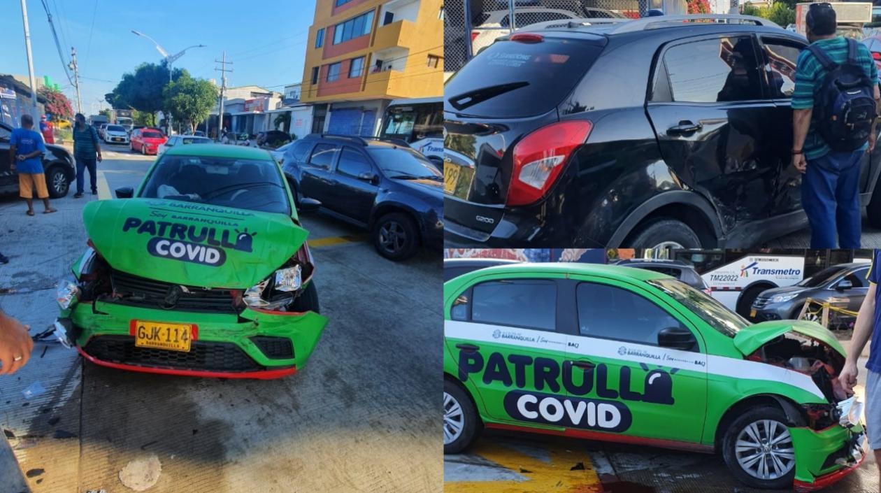 Imágenes del accidente.