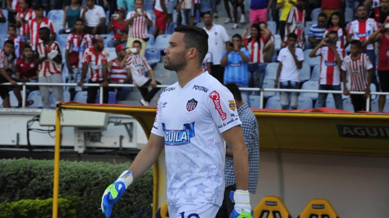 José Luis Chunga, arquero barranquillero. 