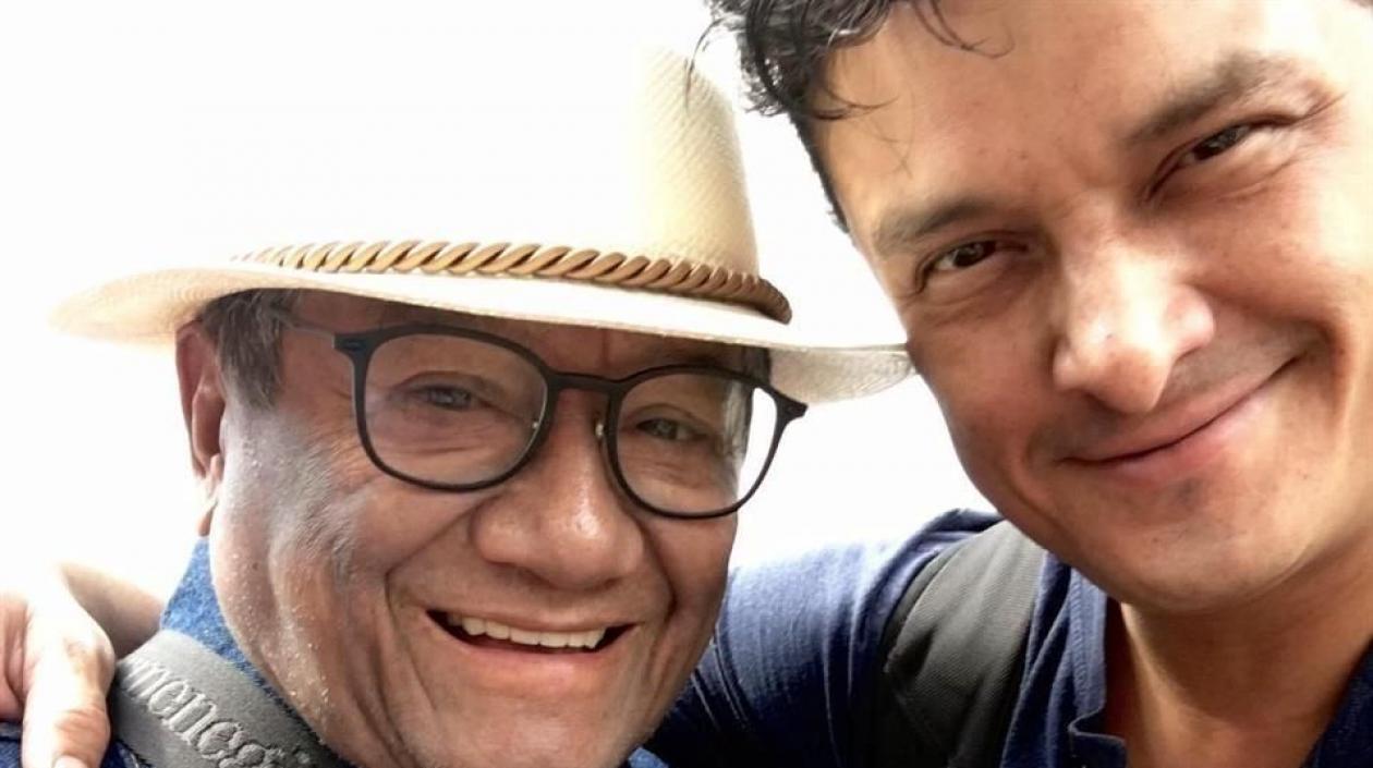 Armando Manzanero y su hijo Juan Pablo.