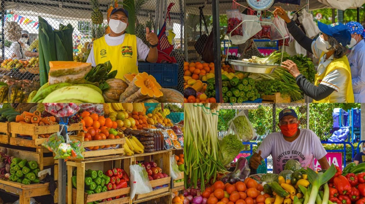 Imágenes de 'Mercado a tu Barrio'.