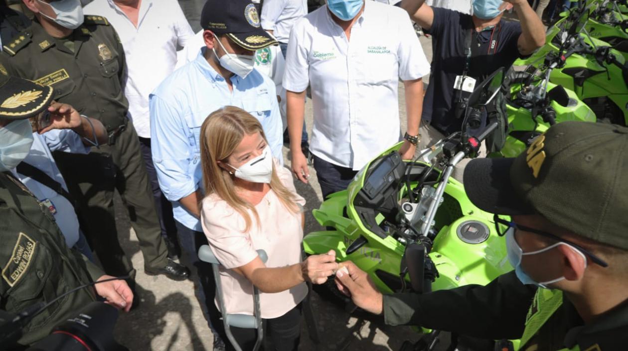 La Gobernadora del Atlántico, Elsa Noguera.
