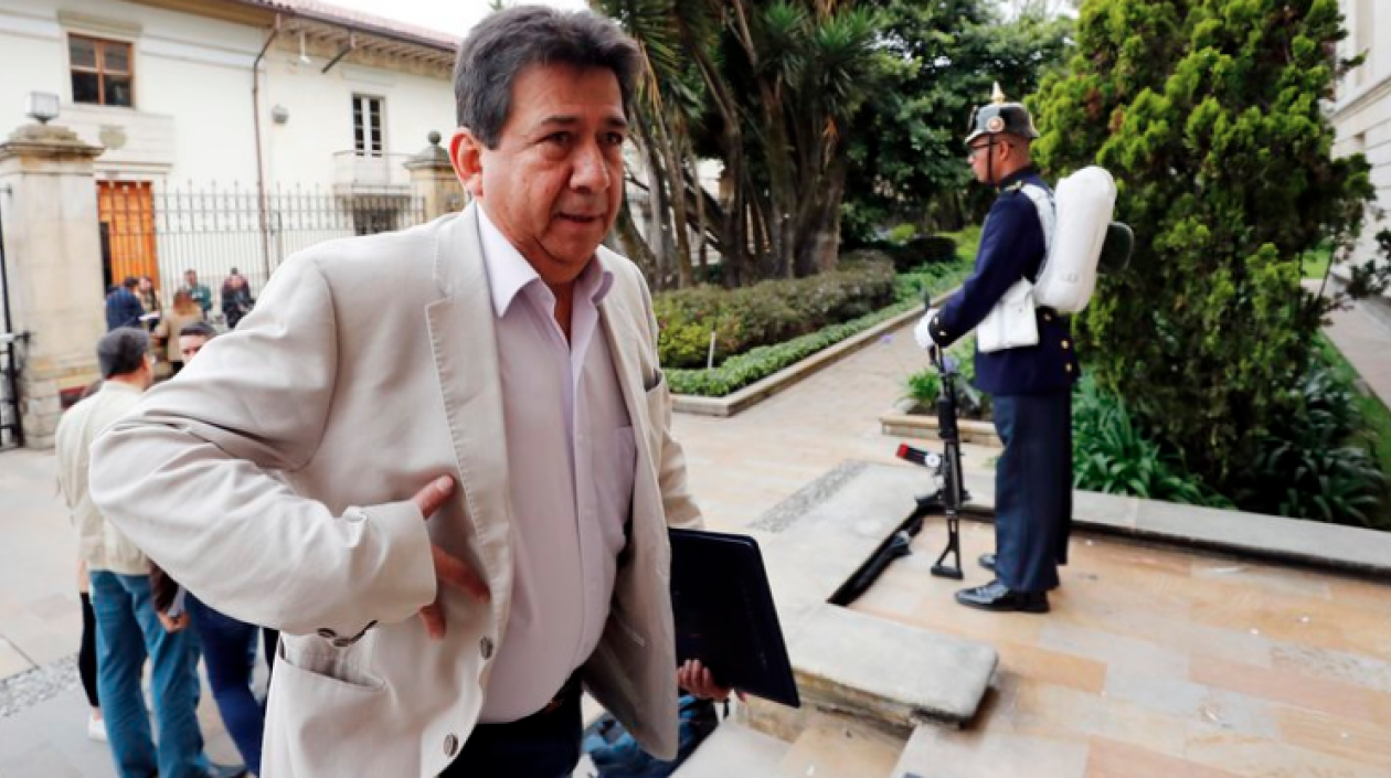 Diógenes Orjuela, presidente de la Central Unitaria de Trabajadores.