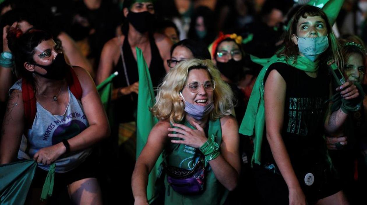 Aprobación del aborto en Argentina.