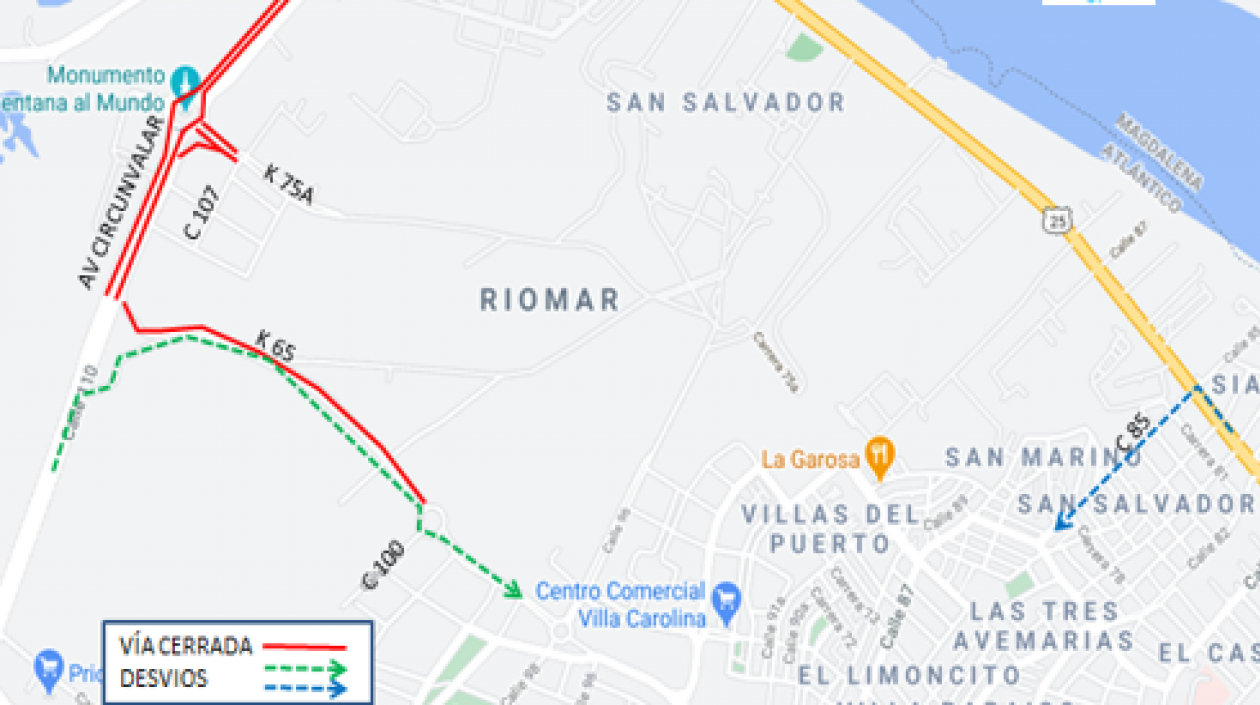 Cierres viales por concierto virtual de Silvestre Dangond