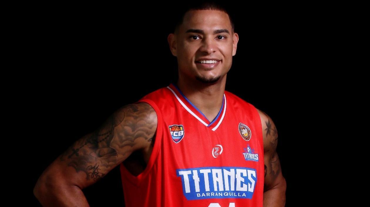 Jonathan Rodríguez, jugador de Titanes. 