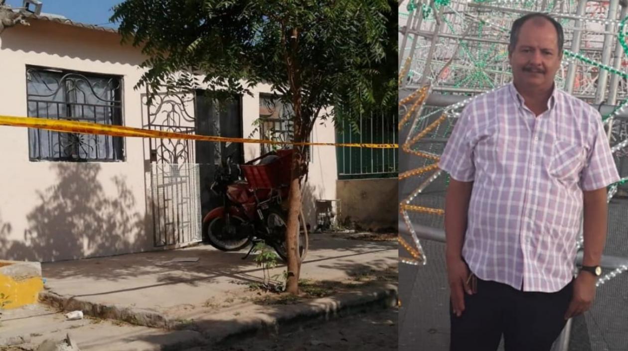 Salomón Porras González fue asesinado en la casa donde vivía alquilado. 