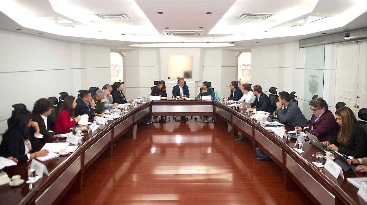 Un aspecto del encuentro.