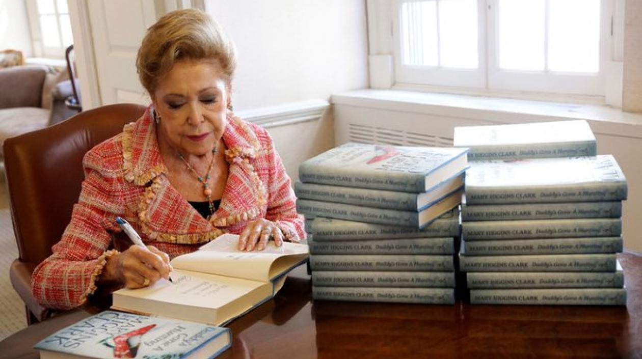 La escritora estadounidense Mary Higgins Clark.