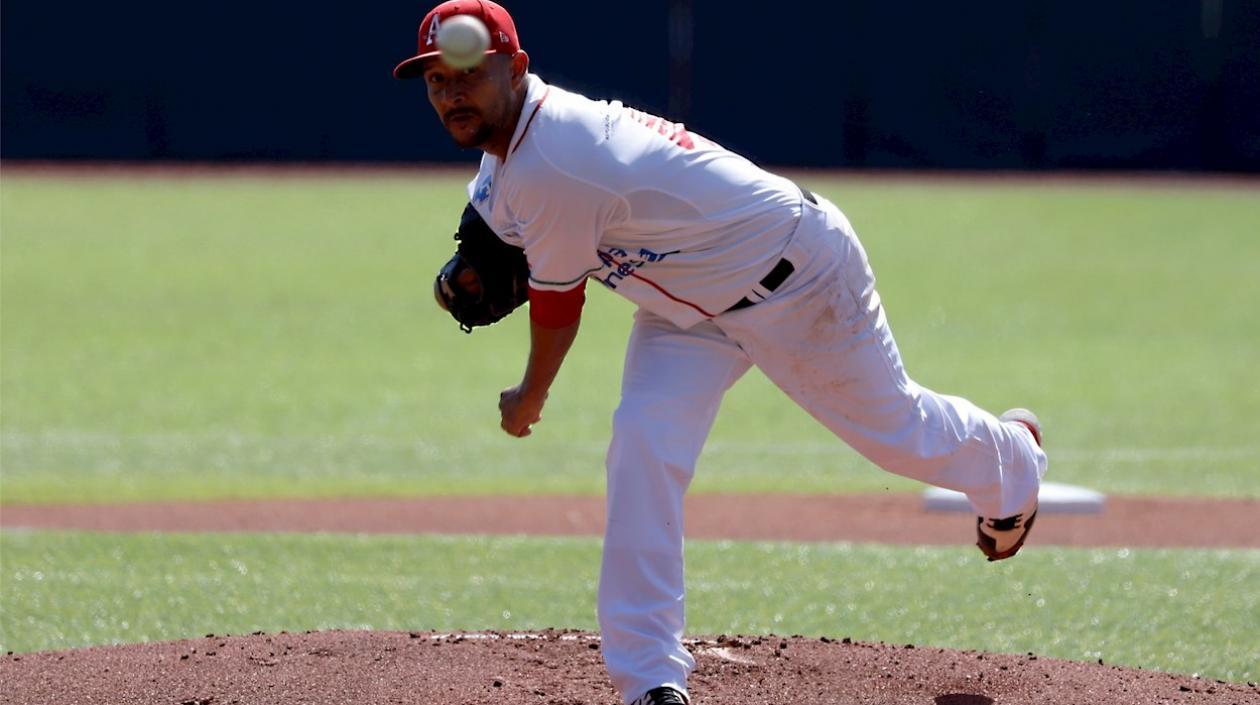 Davis Romero, lanzador de Panamá. 