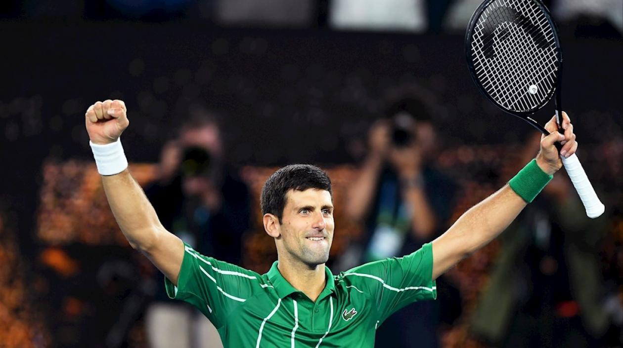 Tenista serbio Novak Djokovic.