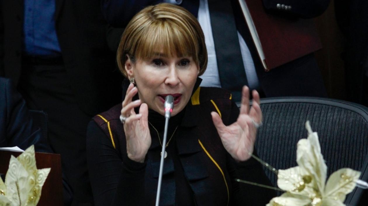 Alicia Arango, ministra de Trabajo.