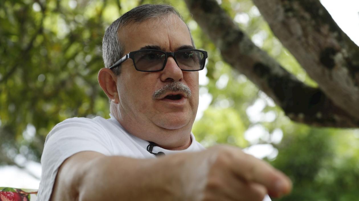 El jefe del partido FARC, Rodrigo Londoño.
