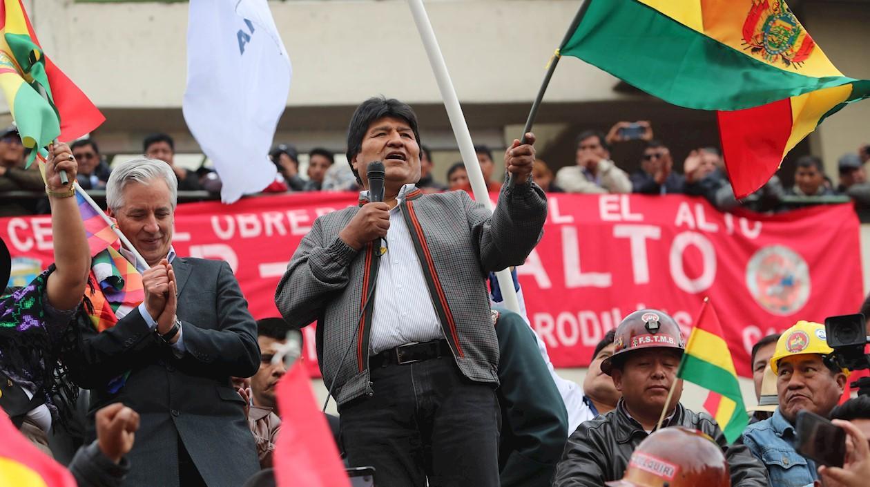 Evo Morales.