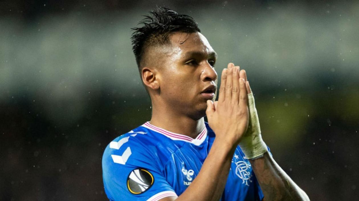 El colombiano Alfredo Morelos.