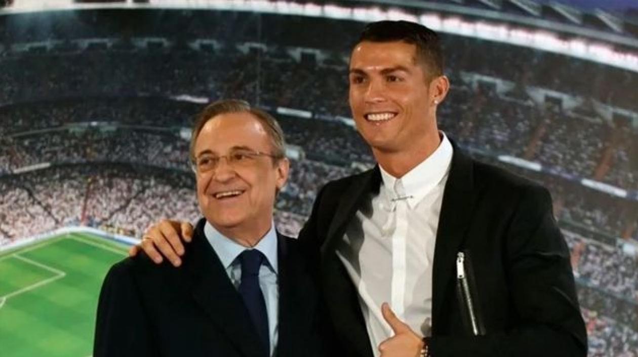 Florentino Pérez y Cristiano Ronaldo.