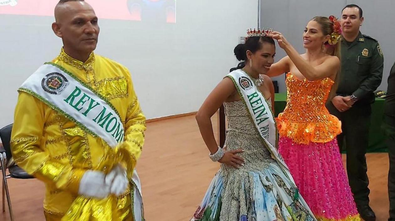 El acto de coronación.