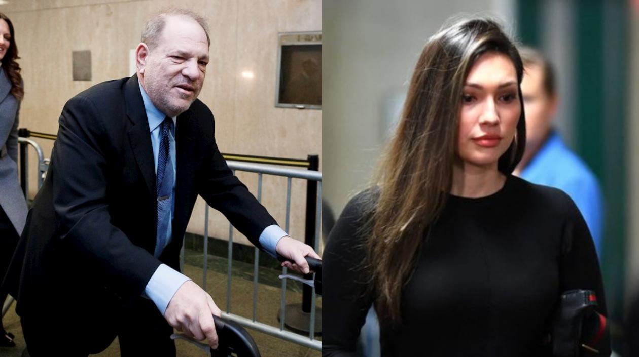 Harvey Weinstein y Jessica Mann.