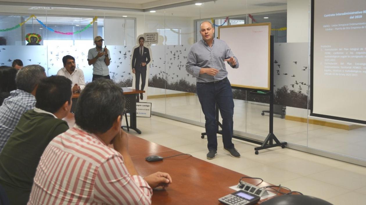 Libardo García, director de la AMB.