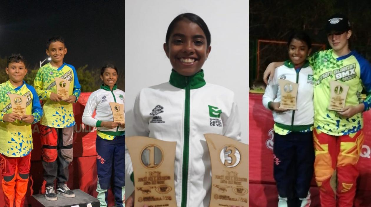 Melany Suárez luce  los reconocimientos ganados este fin de semana.