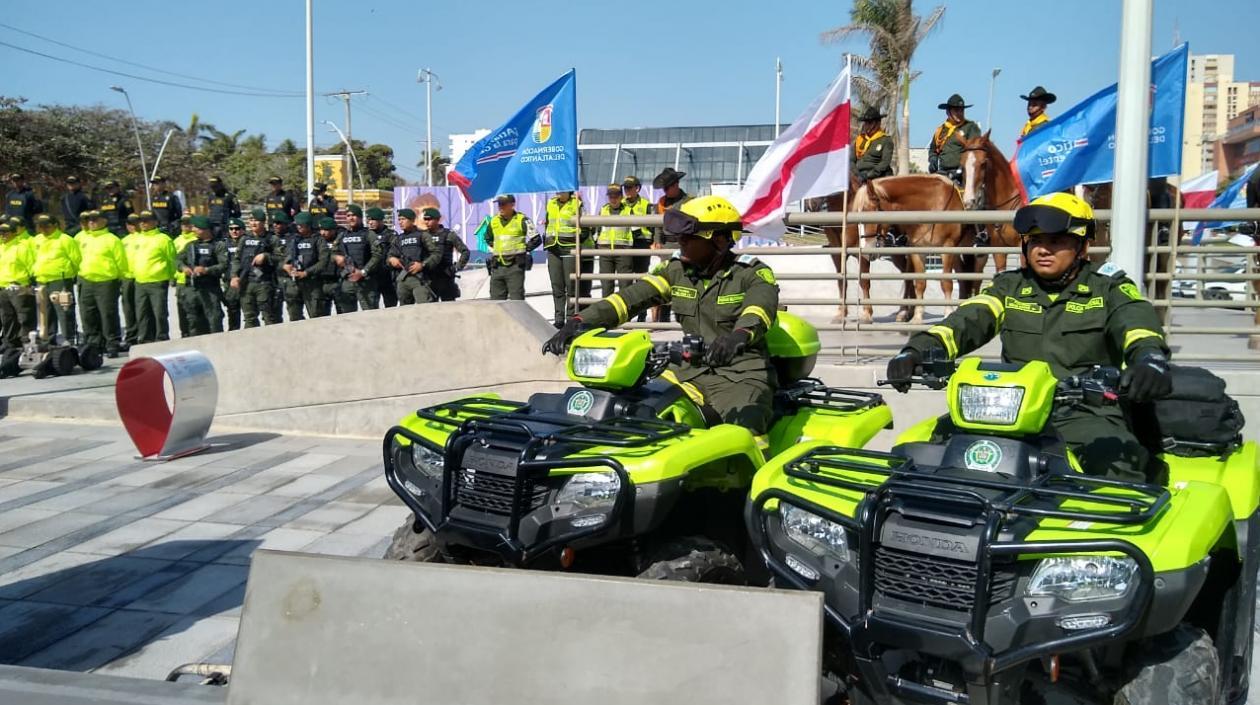 Fue presentada la estrategia de seguridad de la Policía para municipios del Atlántico.