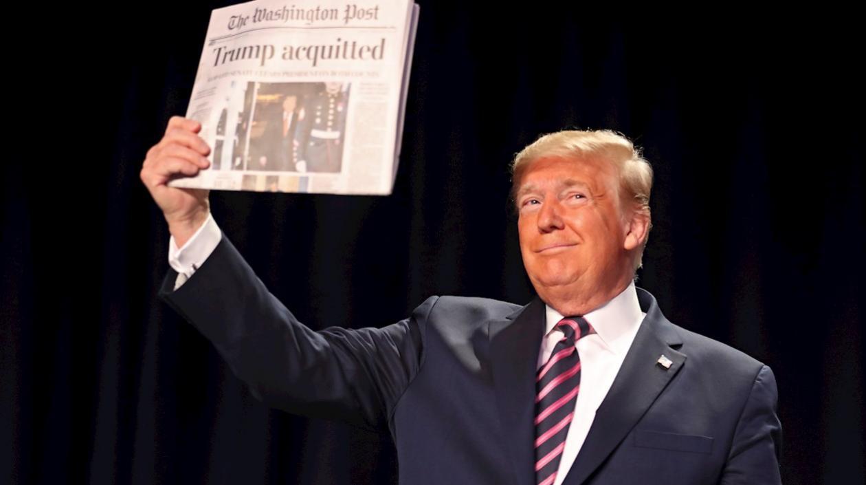 Donald Trump, presidente de los Estados Unidos.