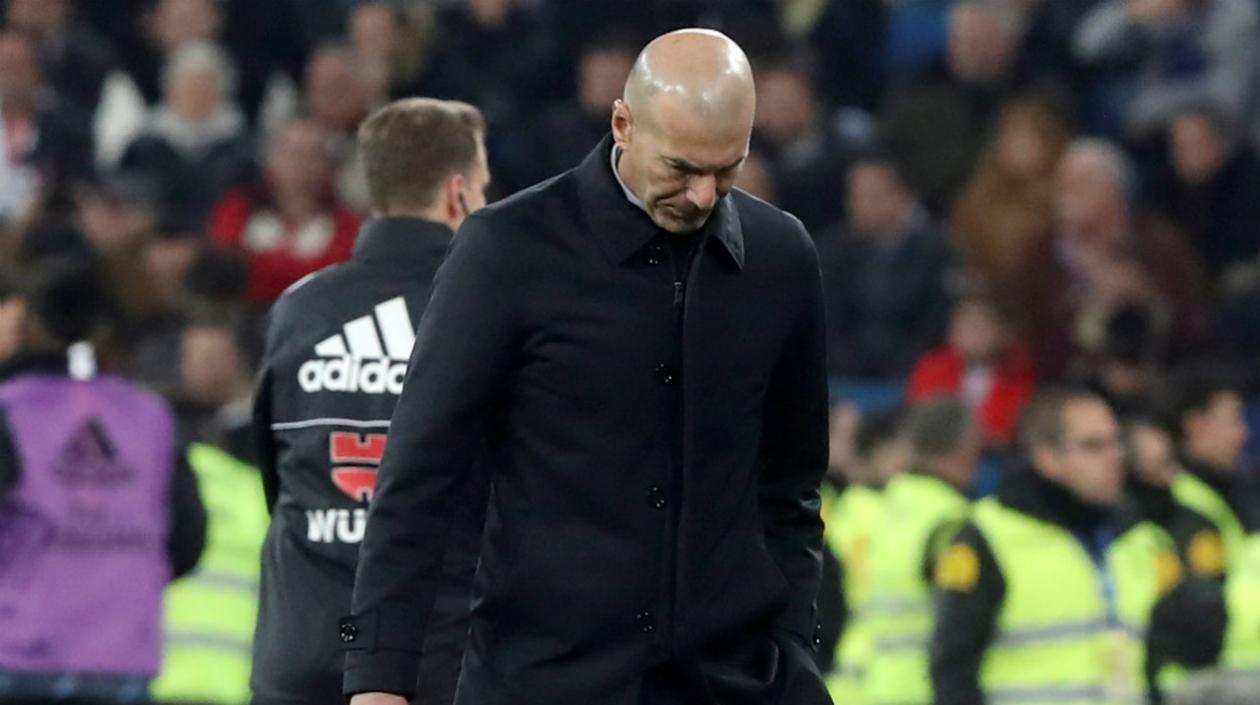 Zinedine Zidane, técnico del Real Madrid. 