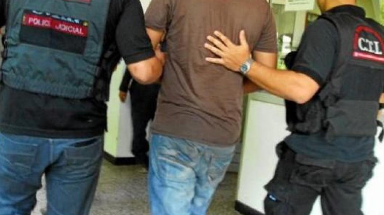 El hombre fue capturado por el CTI.