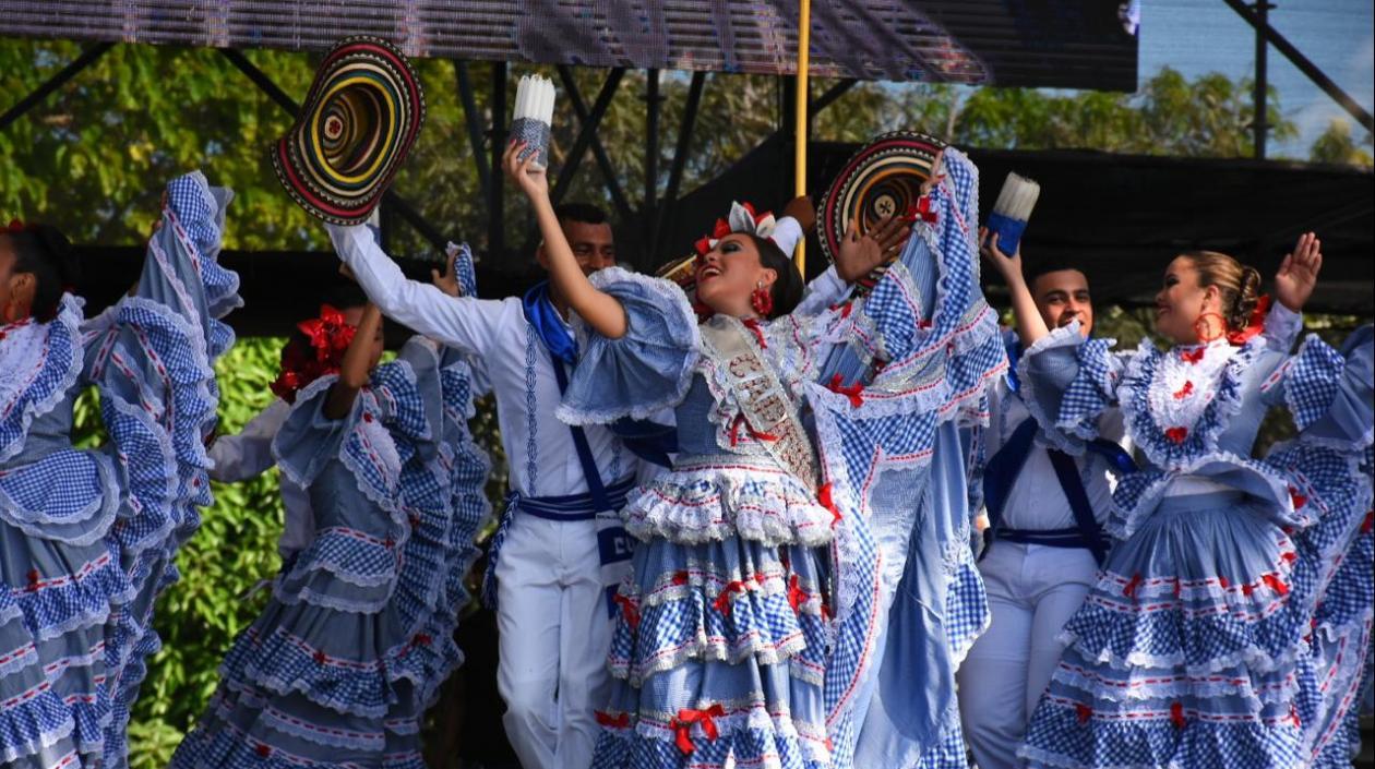 La comparsa 'Guepajé', durante el evento.