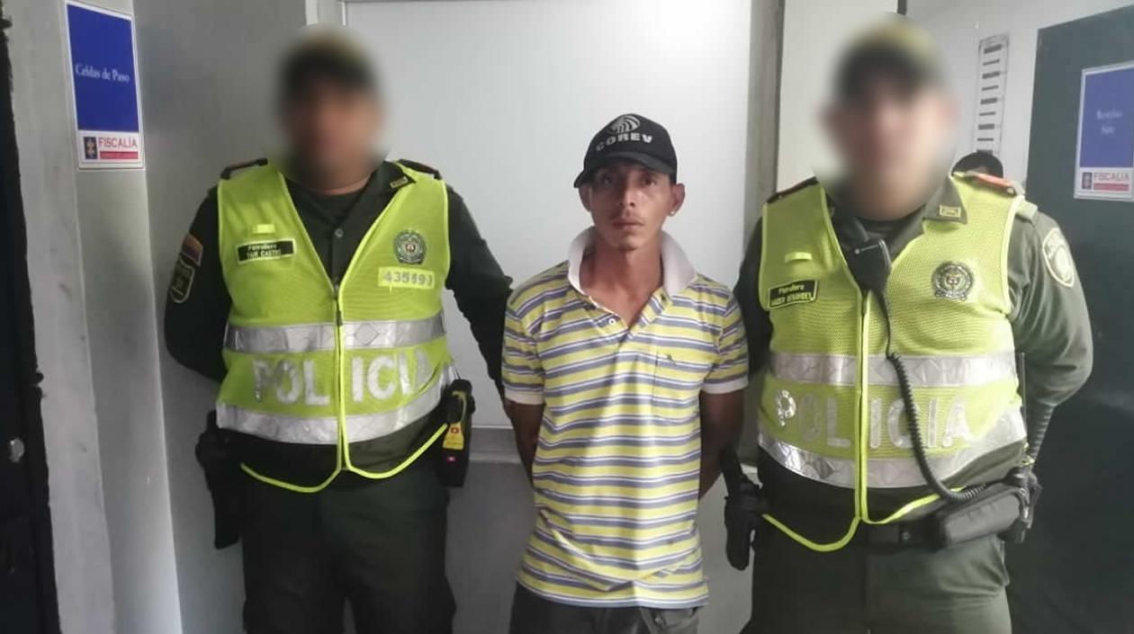 El hombre quedó a disposición de la URI de la Fiscalía.