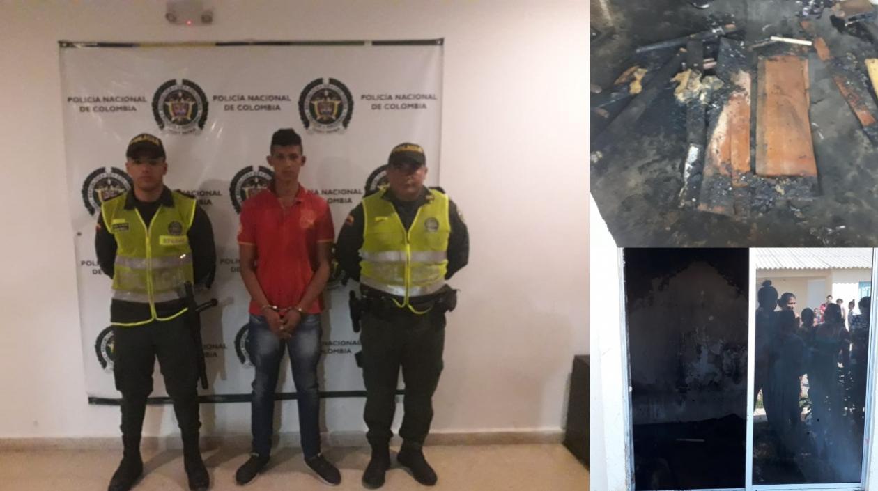 Brayan José Pertuz González y lugar de los hechos.