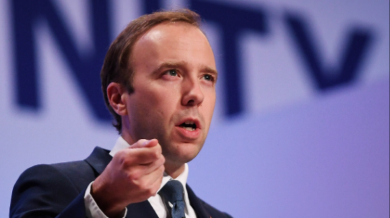 El ministro británico de Sanidad, Matt Hancock