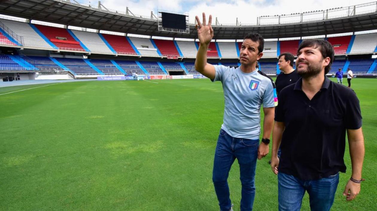 Gabriel Berdugo y el Alcalde Jaime Pumarejo.