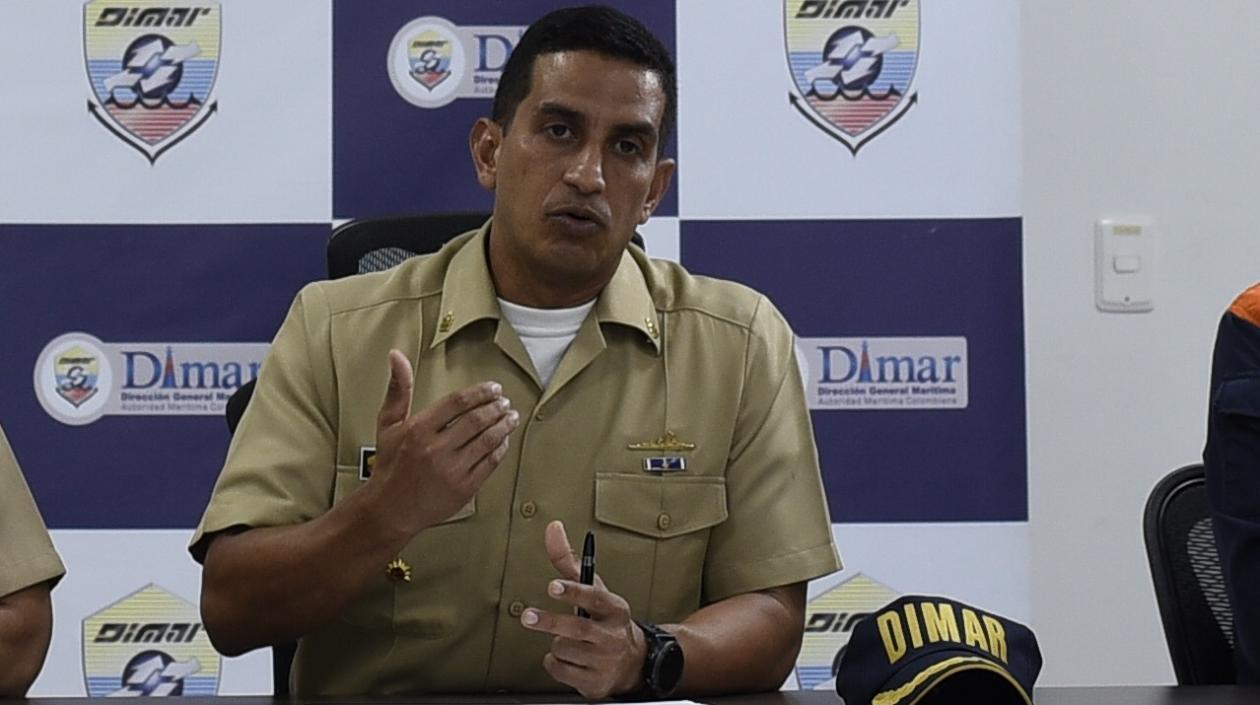 Capitán de Fragata Carlos Urbano Montes, capitán del Puerto de Barranquilla.