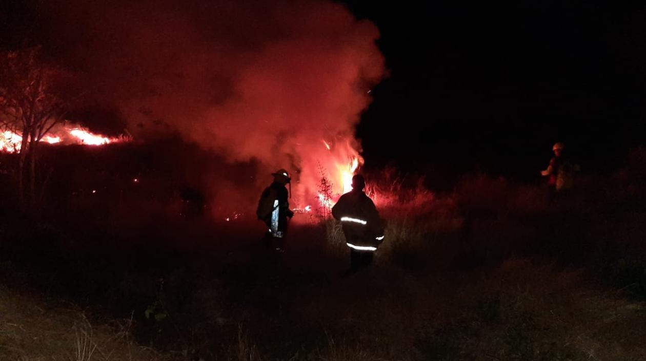 El incendio fue en Chorrera, corregimiento de Juan de Acosta.