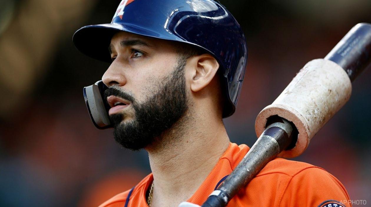 Marwin González, durante su paso por los Astros. 