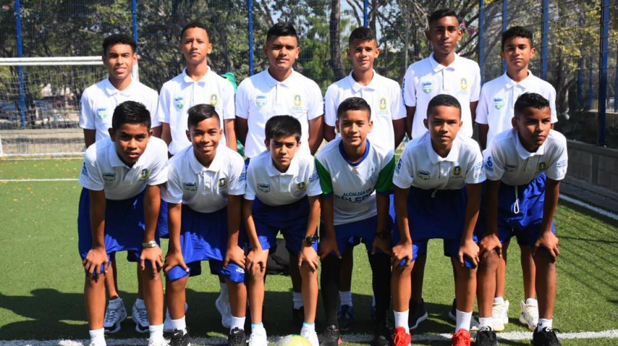 Jugadores de la Selección Soledad. 