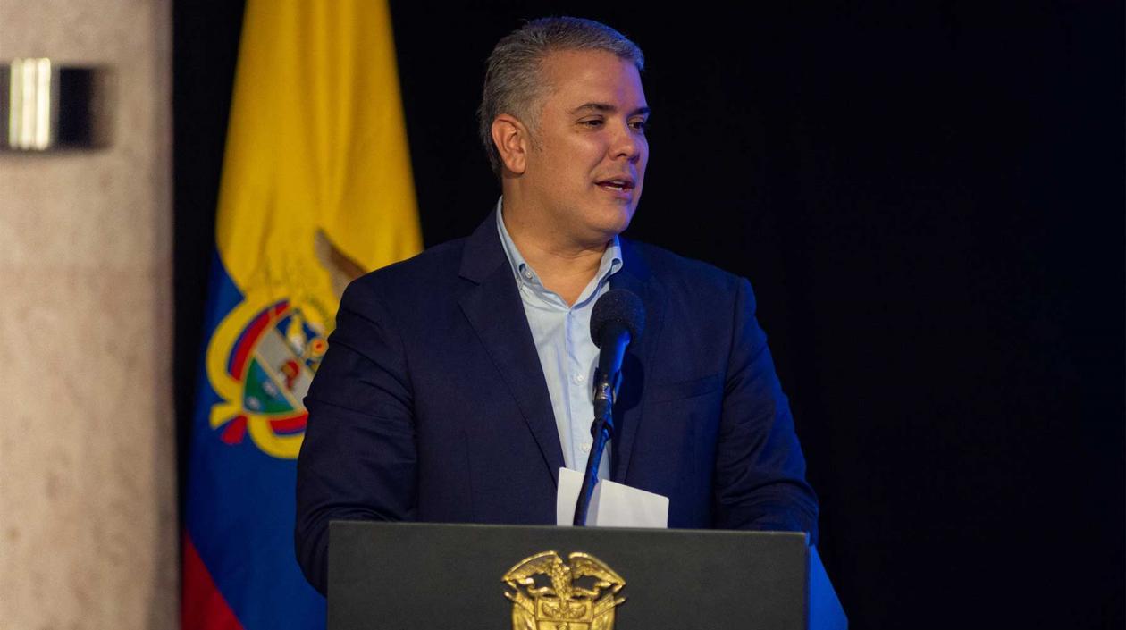 El Presidente de la República, Iván Duque.