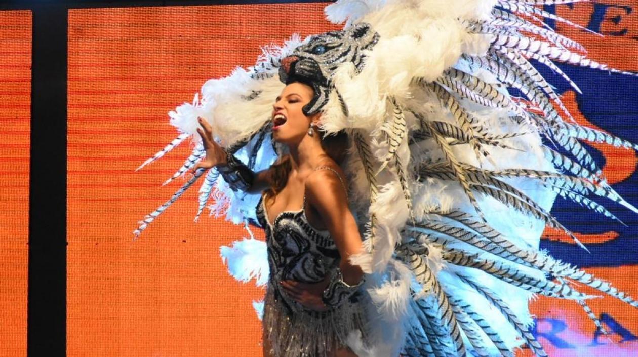 Isabella Chams usará en el desfile el traje 'Rugido de Carnaval'.