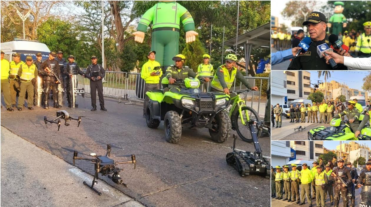 Por tierra y aire vigilará la Policía la Guacherna esta noche.
